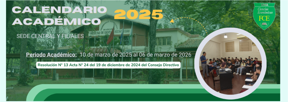 CALENDARIO ACADÉMICO 2025