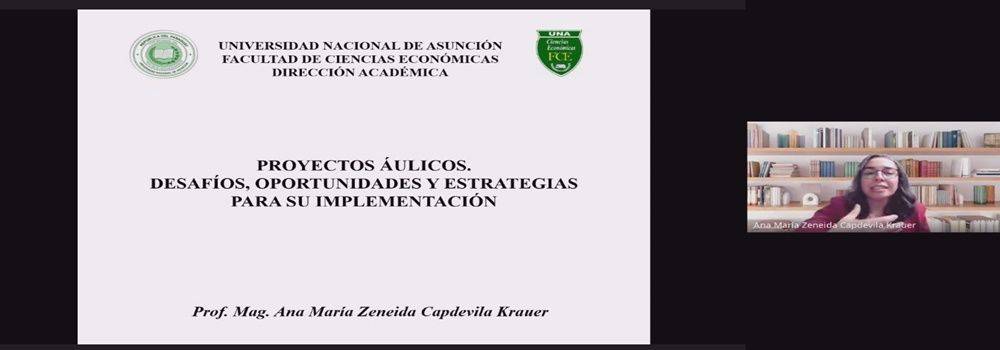 Capacitación sobre Elaboración de Proyectos Áulicos fortaleció estrategias docentes en la FCE UNA 