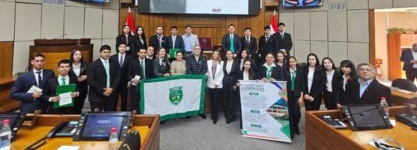 Estudiantes de la FCE-UNA Filial San Estanislao realizan visita técnica al Congreso de la Nación